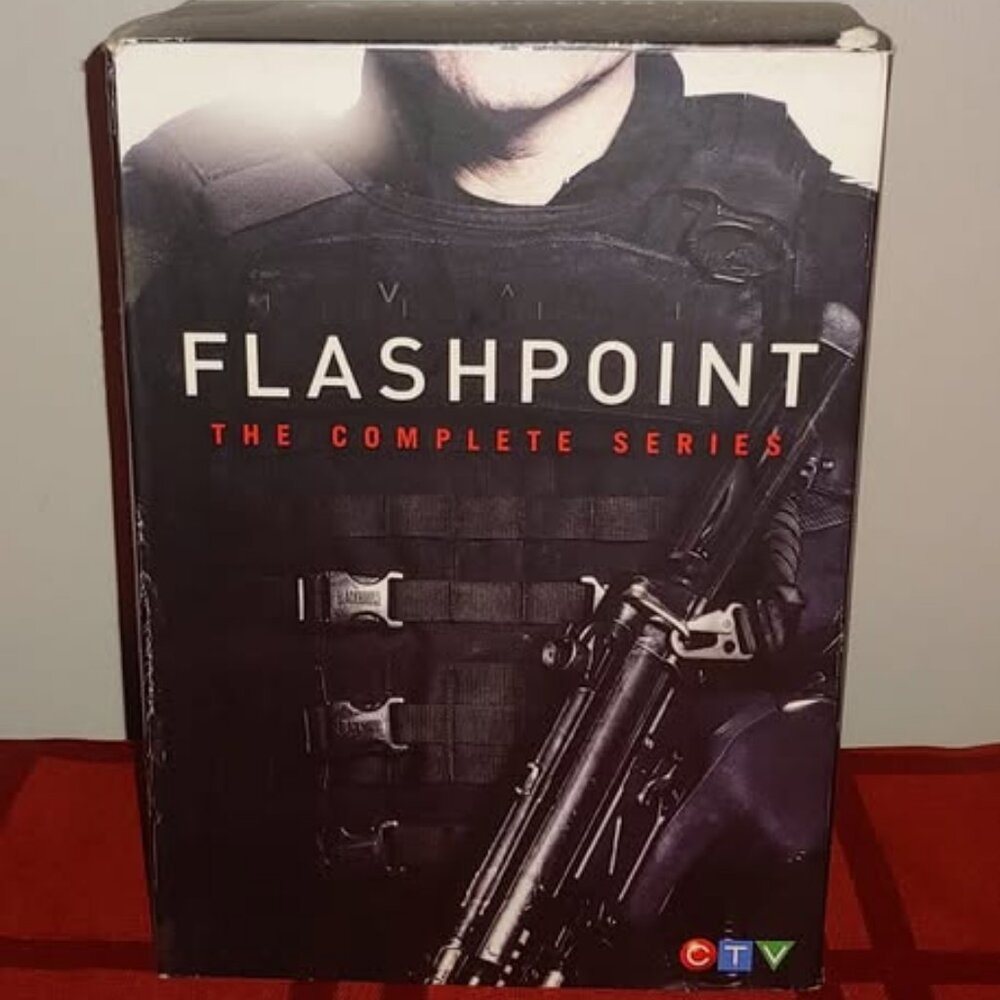 2013, CANADIAN E.T.F. DRAMA, FLASHPOINT D.V.D. BOX SET, THE COMPLETE SERIES!!!